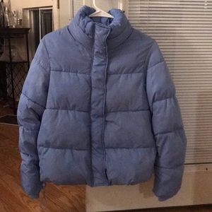 Forever 21 (men’s) Light Blue Puffer Jacket